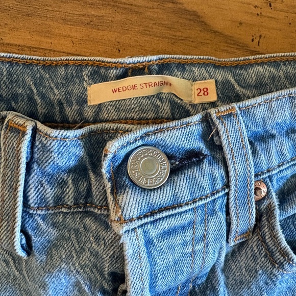 Excellent condition! Signature by Levi Strauss Medium Was Wed Straight Leg Jeans - Picture 3 of 8